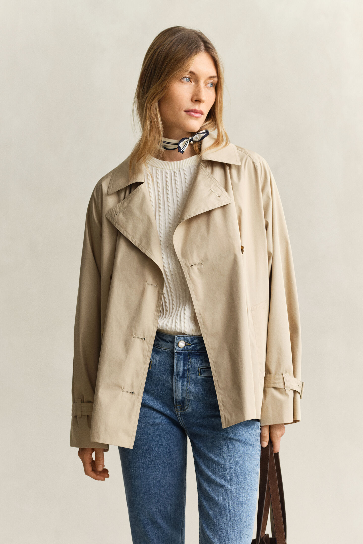 Lightweight Short Trenchcoat