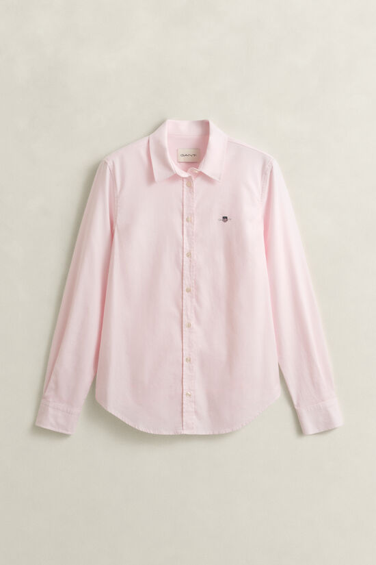 Stretch Oxford-Bluse