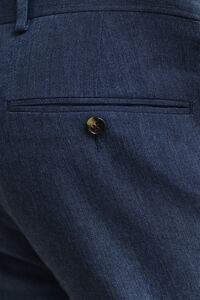 Anzughose aus Leinenmix