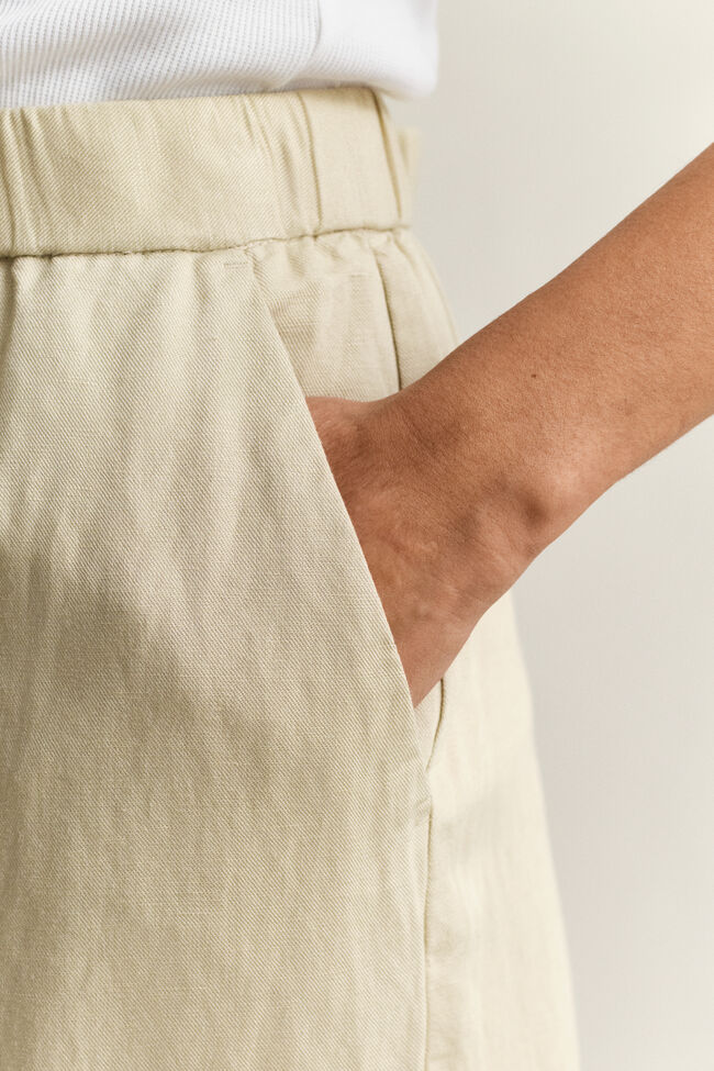 Hose aus Leinenmix