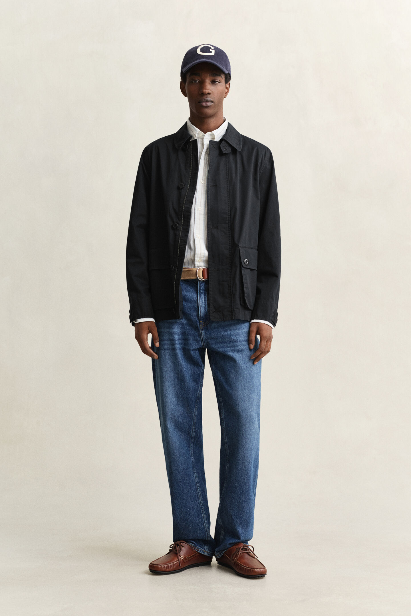 Decker-Jacke aus Baumwolle