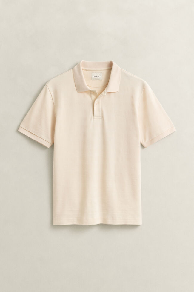 Strukturiertes Poloshirt mit Streifen