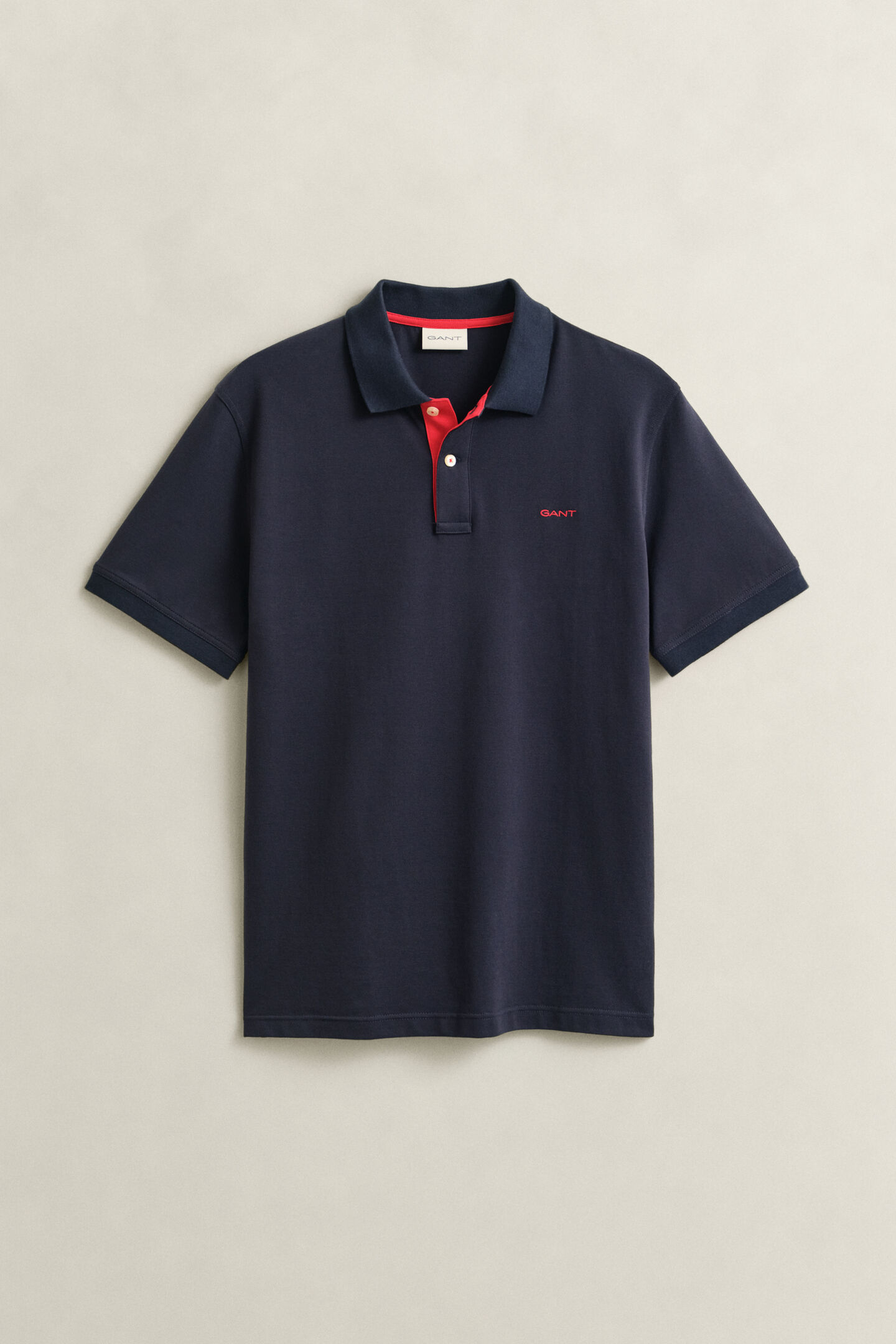 Kontrast Piqu&eacute; Poloshirt