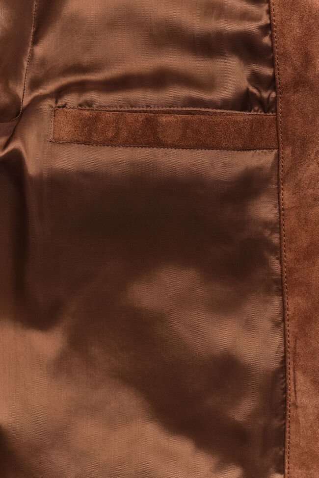 Jacke aus Veloursleder