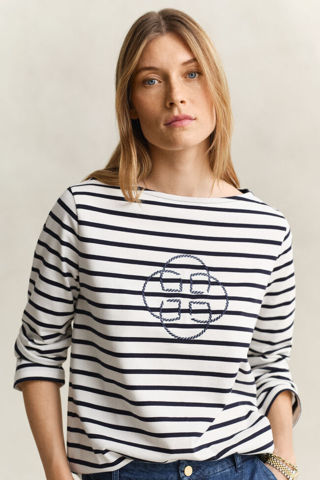 Shirt mit Dreiviertel&auml;rmeln