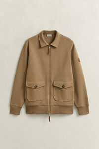 Sweatjacke mit Rei&szlig;verschluss aus Romanit