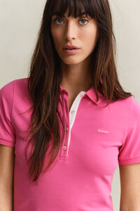 Kontrast Piqu&eacute; Poloshirt