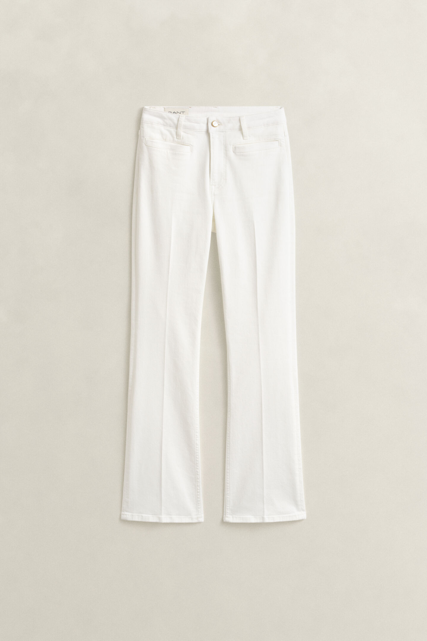 Monogram Jeans mit ausgestelltem Bein