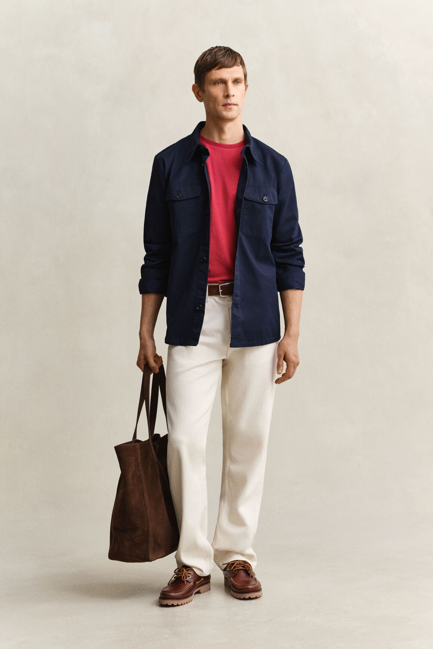 Hemdjacke aus Baumwolltwill