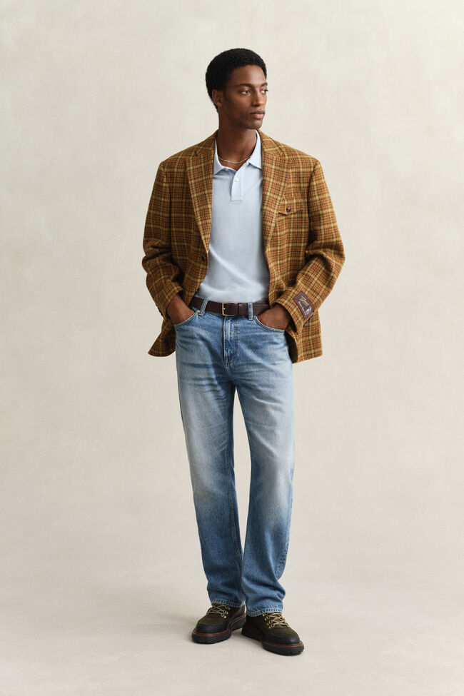 Regular Fit Shield Piqu&eacute; Poloshirt