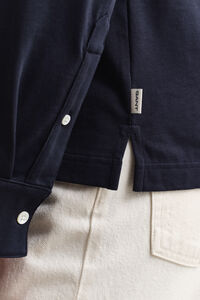 Langarm-Poloshirt aus Pima-Baumwolle