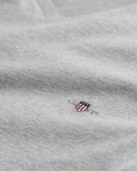 Slim Fit Shield T-Shirt mit V-Ausschnitt