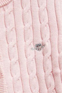 Girls Shield Strickjacke mit Zopfmuster