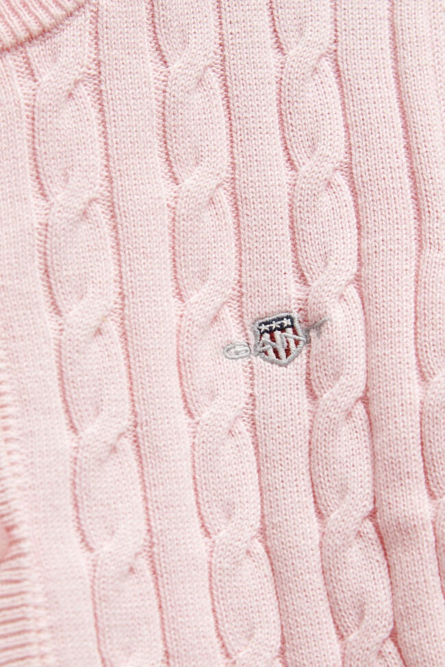 Girls Shield Strickjacke mit Zopfmuster