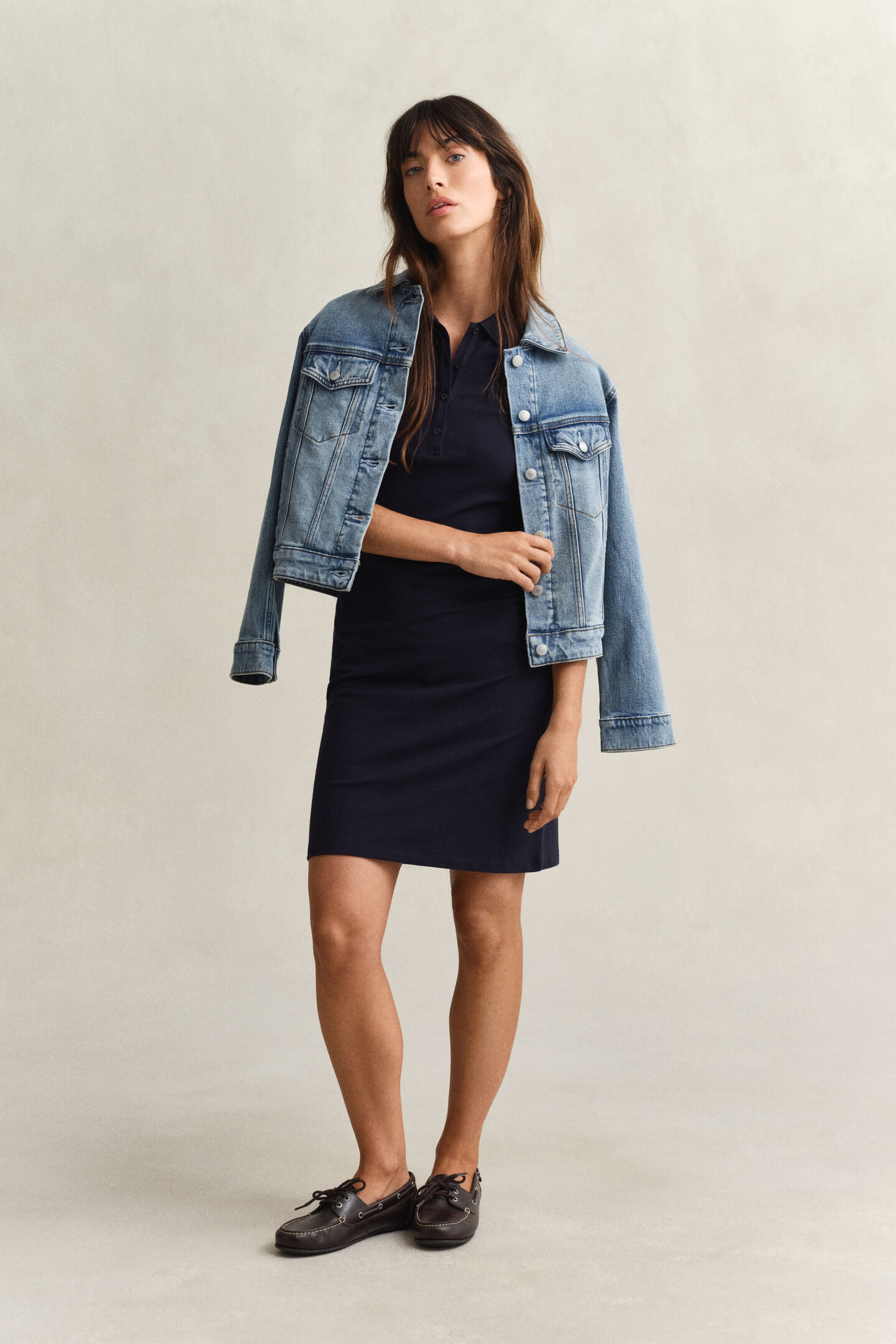 Shield Piqu&eacute; Polokleid