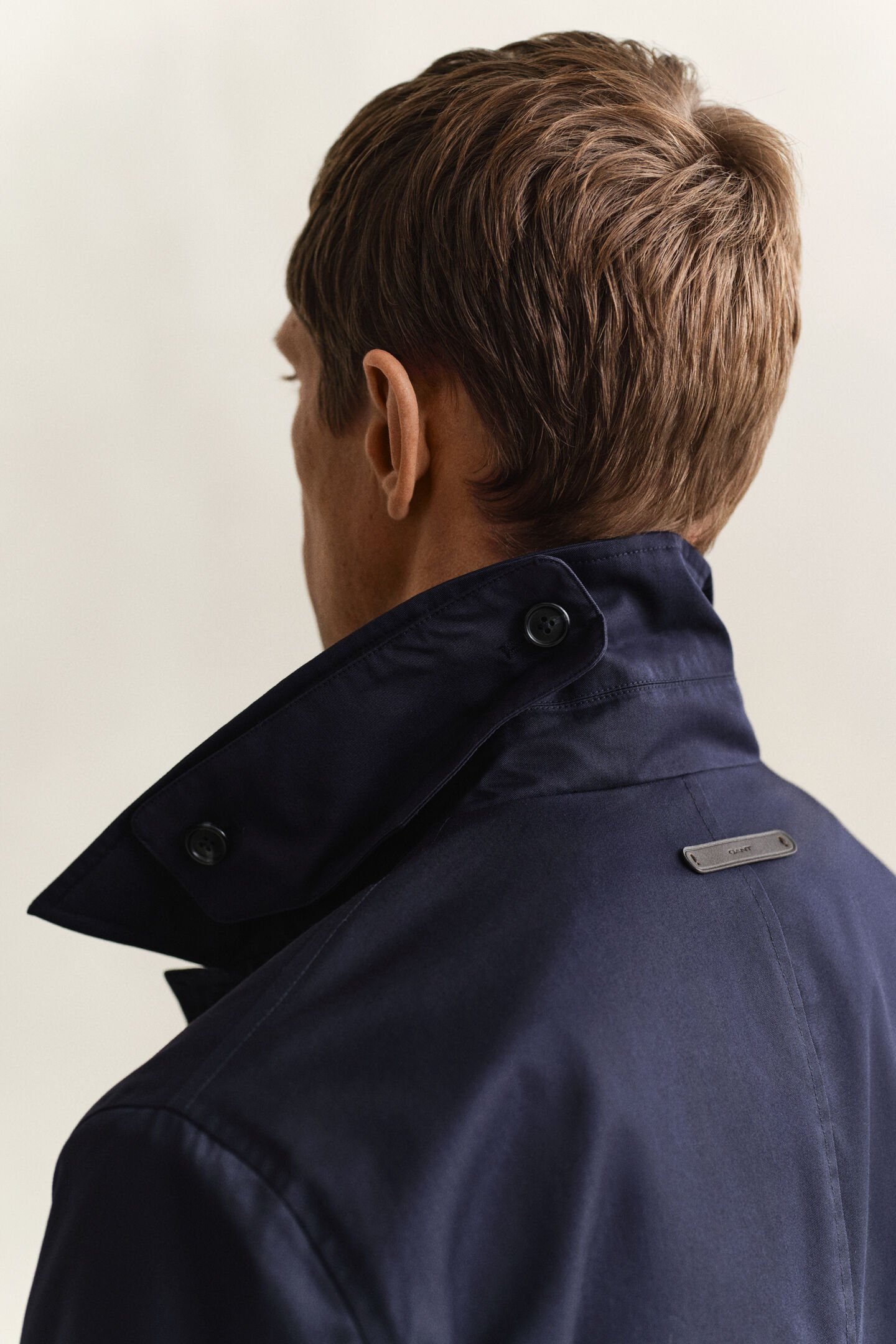 Kurzmantel aus Baumwollmischung