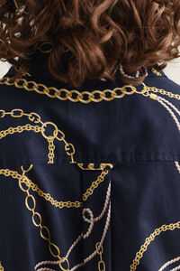 Bluse aus Baumwoll-Voile