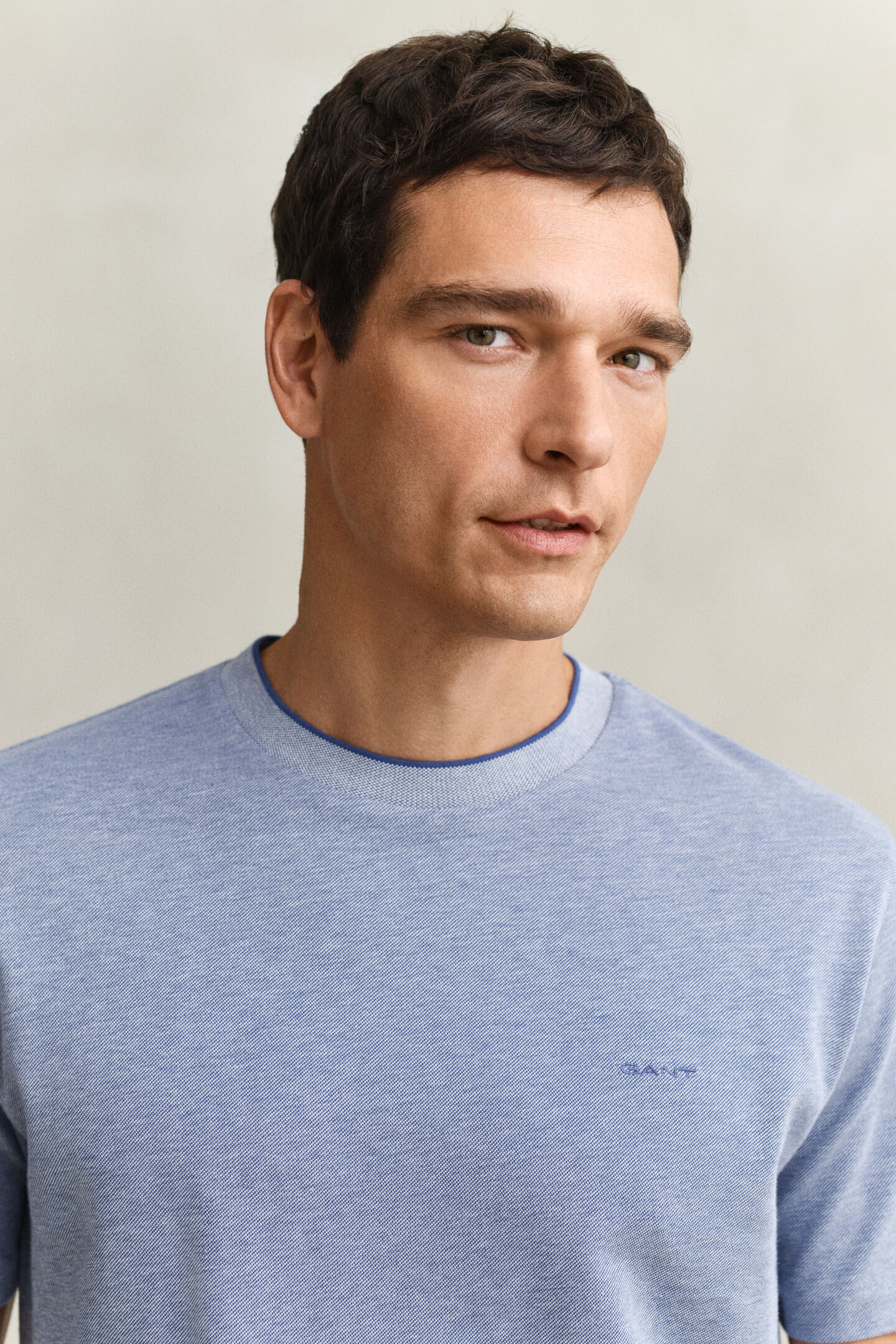 Two-Toned Piqu&eacute; T-Shirt