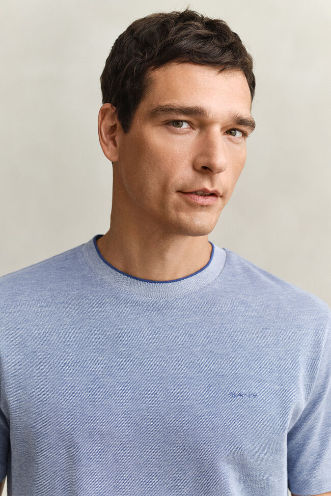 Two-Toned Piqu&eacute; T-Shirt