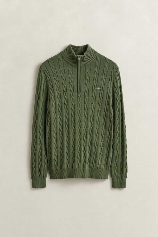 Zopfstrick Troyer aus Baumwolle