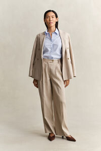 Slim Fit Popeline Bluse