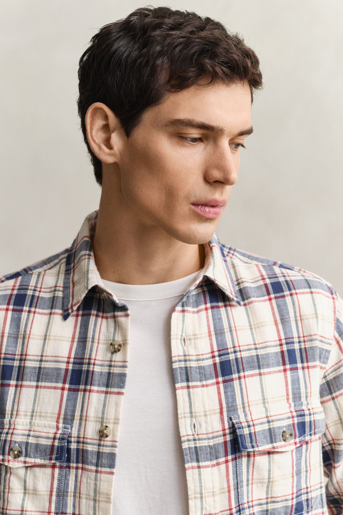 Twill-Hemd mit Brusttasche