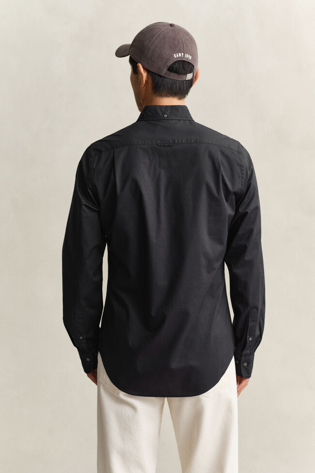 Slim Fit Classic Popeline Hemd