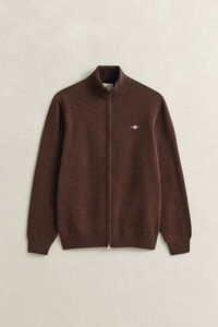 Casual Cotton Strickjacke mit Rei&szlig;verschluss