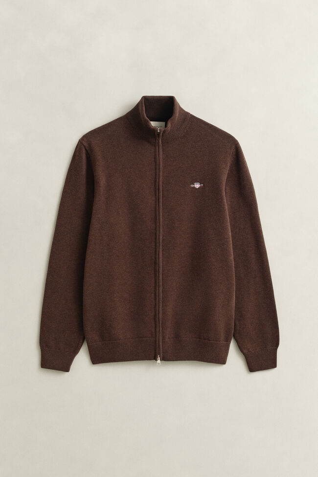 Casual Cotton Strickjacke mit Rei&szlig;verschluss