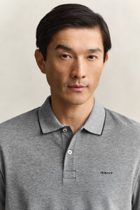 Zweifarbiges Poloshirt