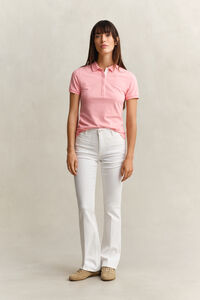 Monogram Jeans mit ausgestelltem Bein