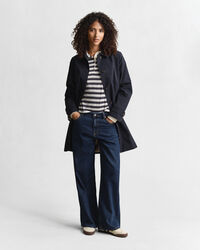 Langarm-Poloshirt mit Streifen