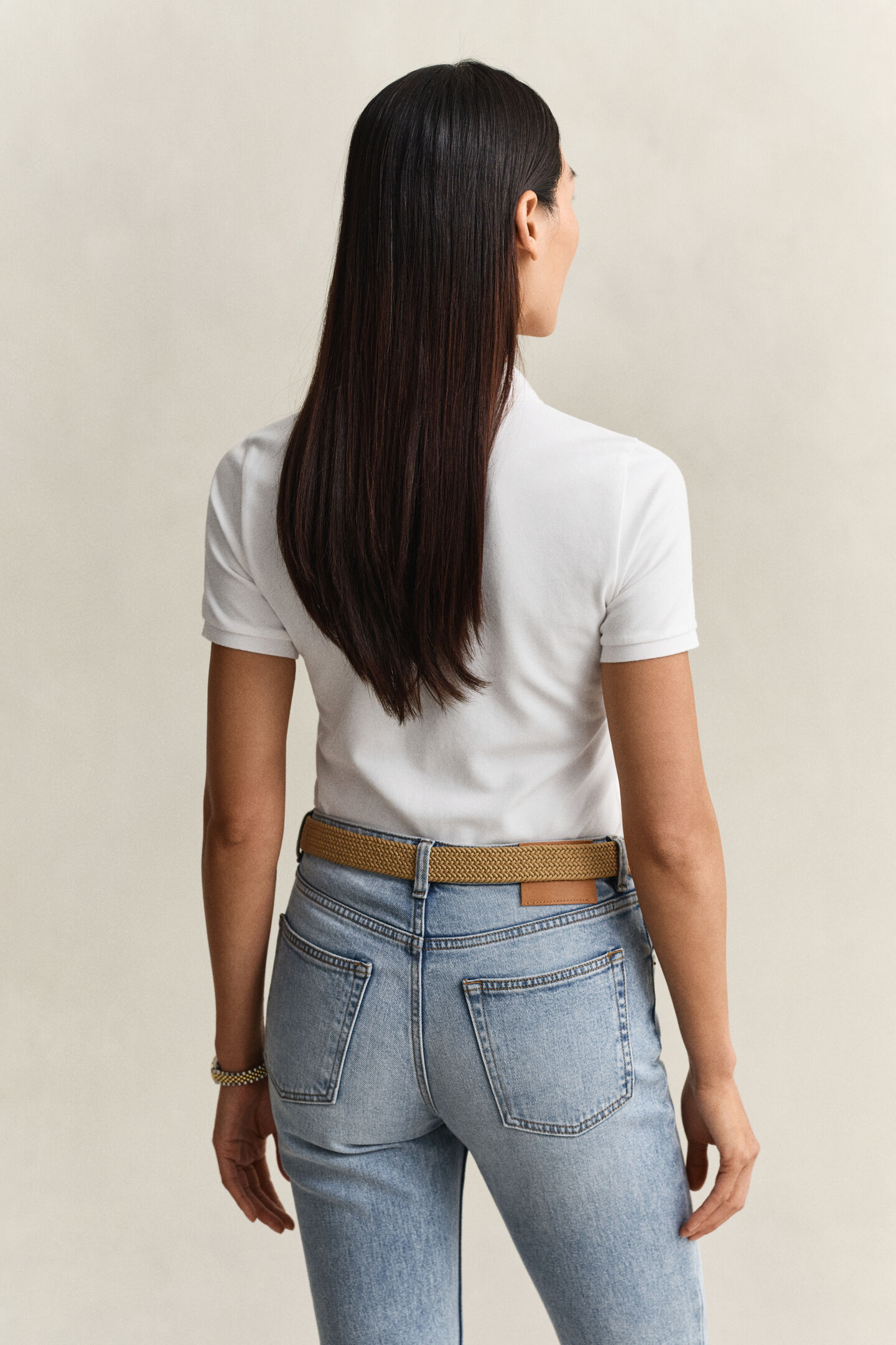 Kontrast Piqu&eacute; Poloshirt