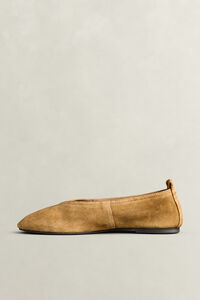 Chadii Ballerina aus Veloursleder