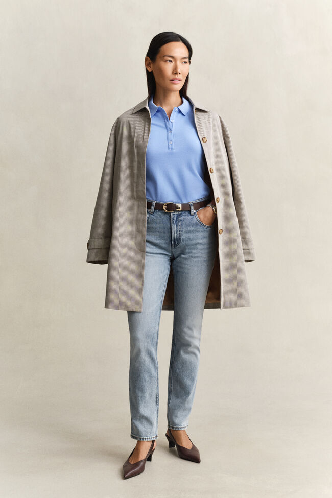 Slim Fit Archive Shield Piqu&eacute; Poloshirt