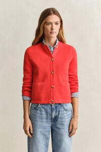 Gestrickte Jacke aus Baumwolle