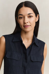 &Auml;rmellose Streifenbluse