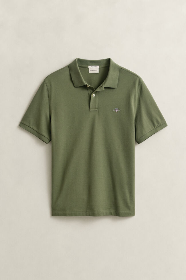 Regular Fit Shield Piqu&eacute; Poloshirt