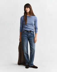 Zopfstrick Rundhalspullover