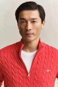 Zopfstrick Troyer aus Baumwolle