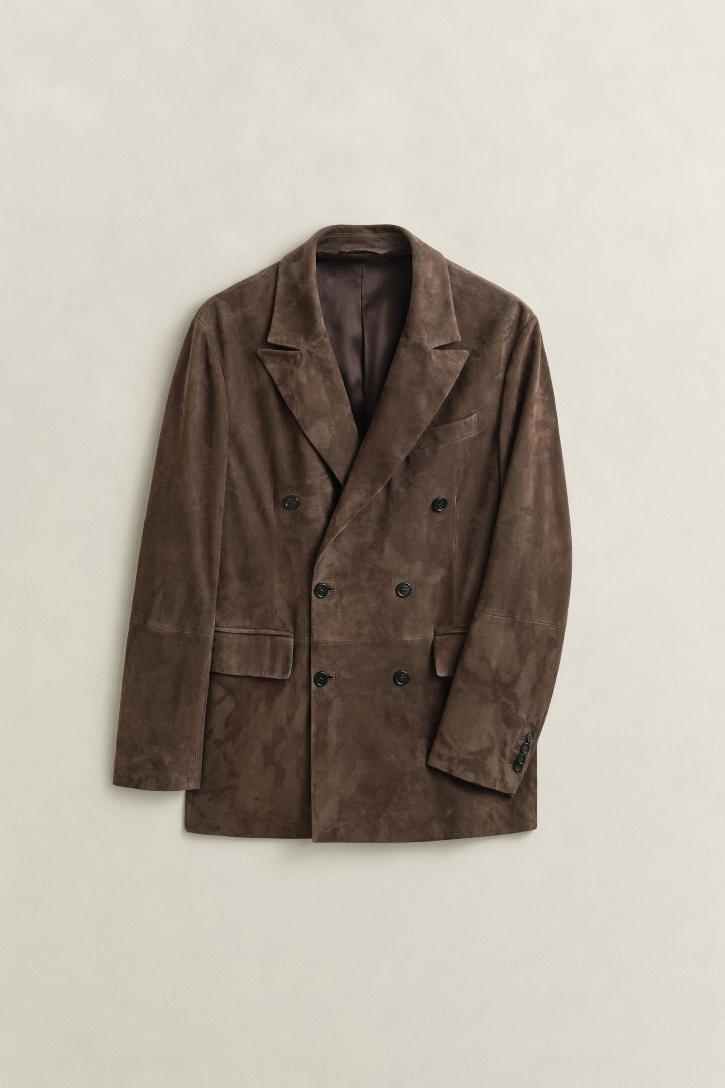 Sakko aus Veloursleder