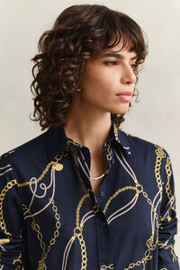 Bluse aus Baumwoll-Voile