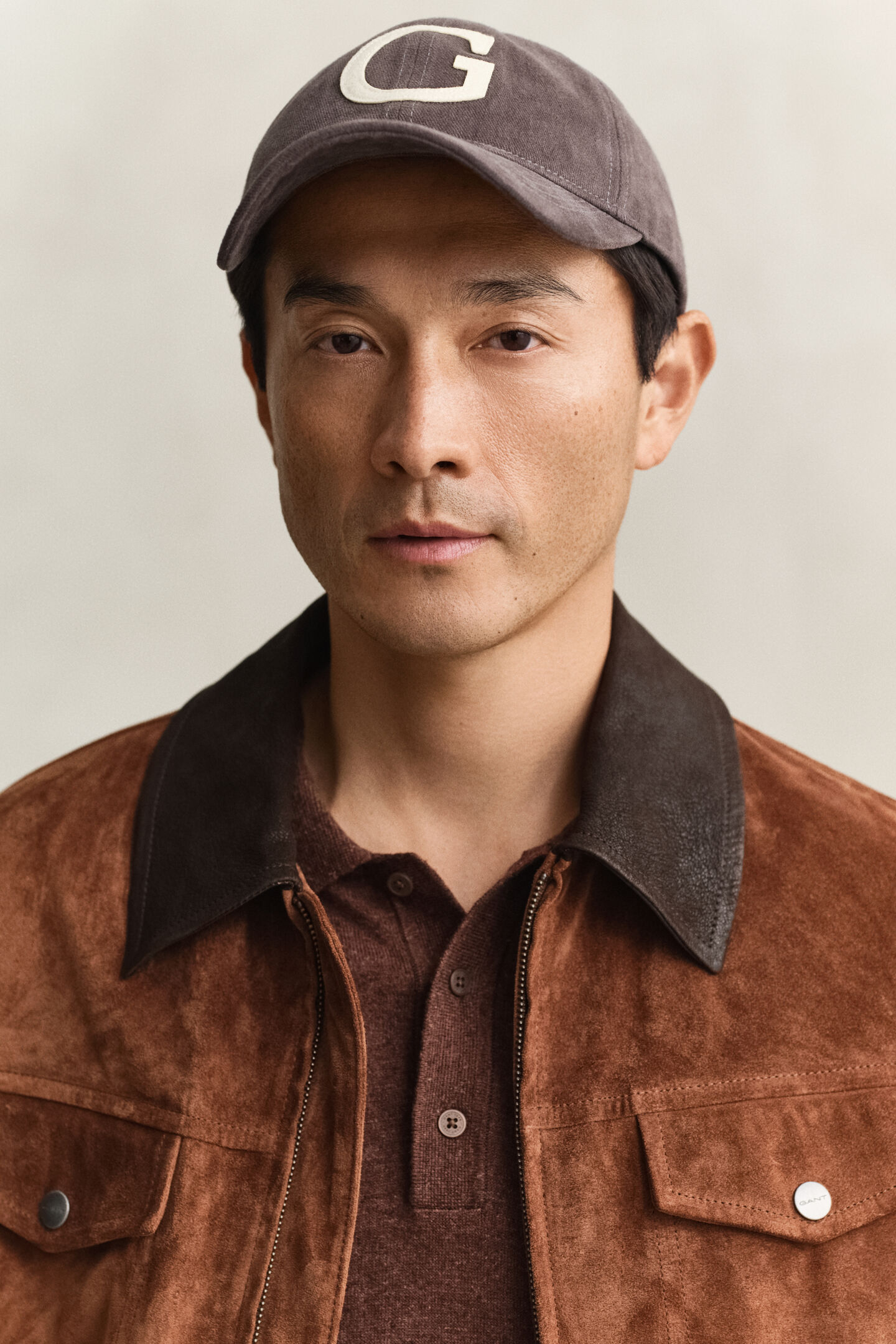 Jacke aus Veloursleder