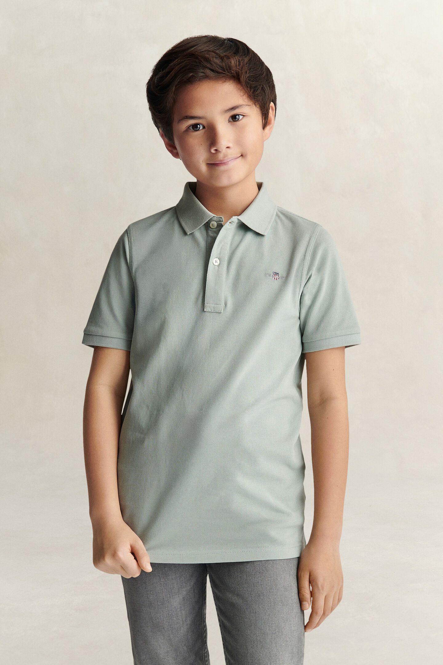 Teens Shield Piqu&eacute; Poloshirt