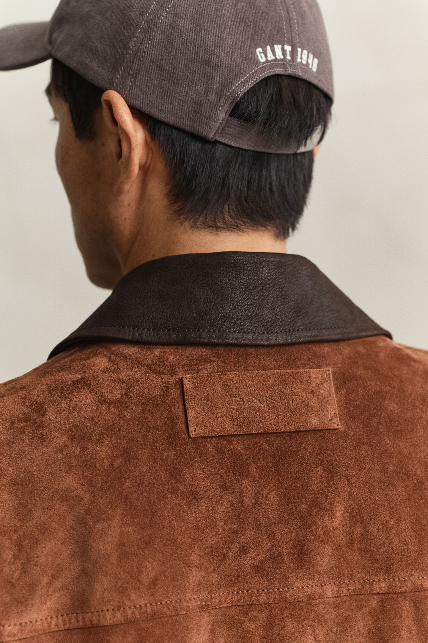 Jacke aus Veloursleder