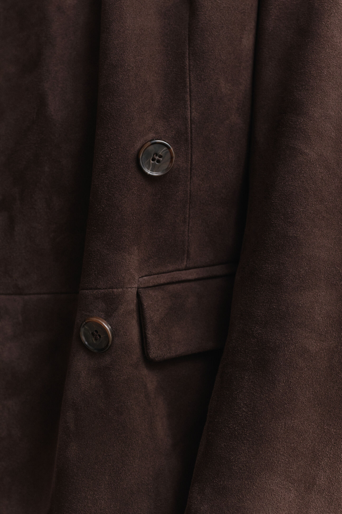 Club Blazer aus Veloursleder