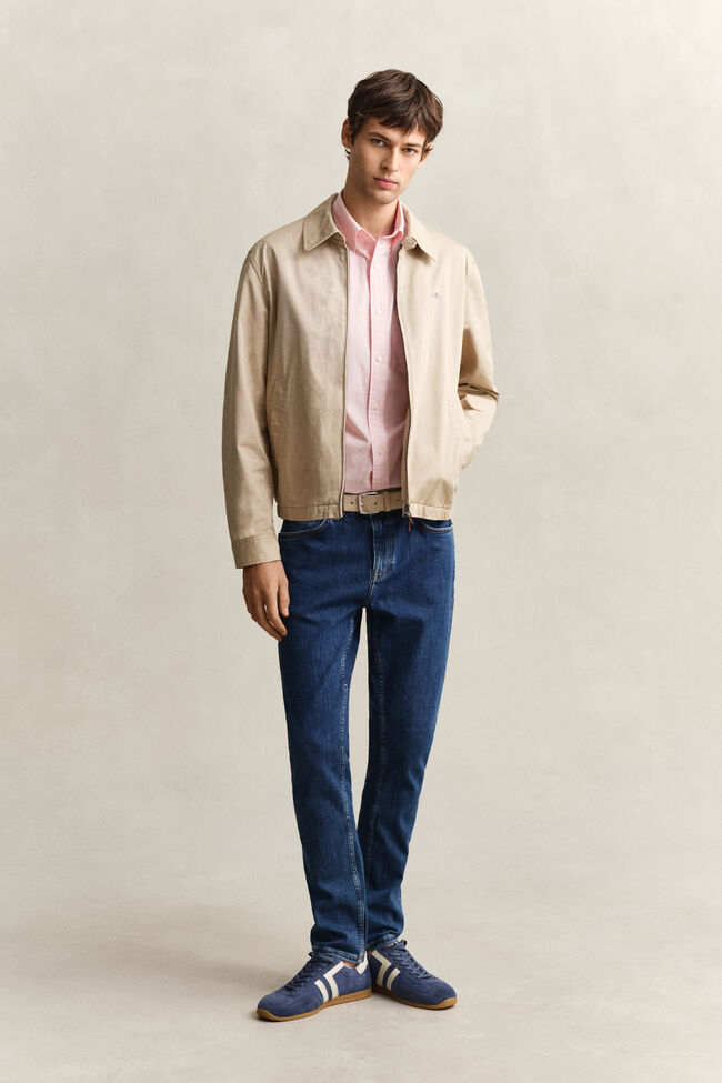 Banker Stripe Classic Popeline Hemd