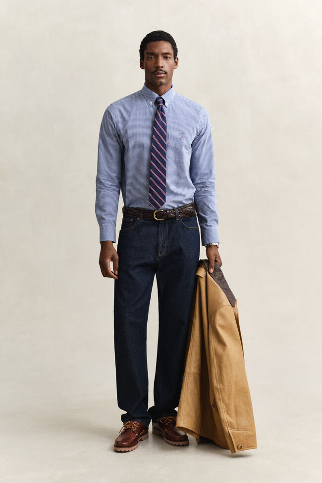 Gingham Classic Popeline Hemd