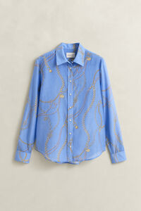 Bluse aus Baumwoll-Seiden-Mix