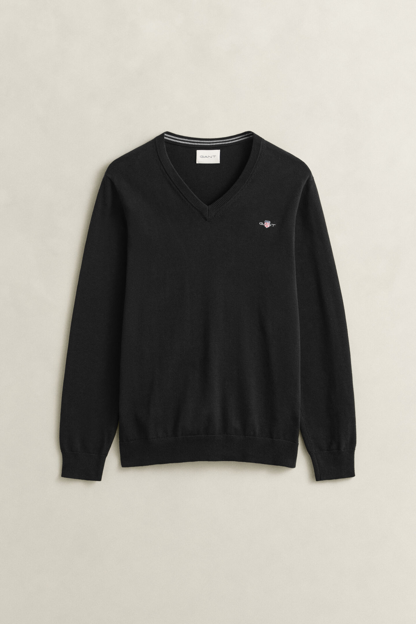 Klassischer V-Neck Pullover aus Baumwolle